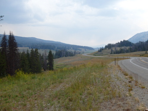 GDMBR: Westbound and climbing on US 26/287 toward Togwotee Pass.